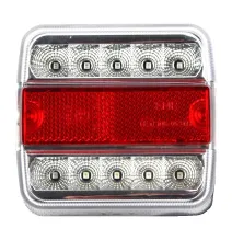 Lampa tylna - L1070 - LED - tylna zespolona uniwersalna BIAŁA
