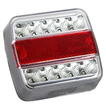 Lampa tylna - L1070 - LED - tylna zespolona uniwersalna BIAŁA