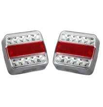 Lampa tylna - L1070 - LED - tylna zespolona uniwersalna BIAŁA