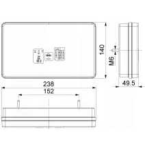 Lampa tylna - HOR 124 L - LED - Lampa tylna zespolona STRADA (LZD 2820) | LEWA