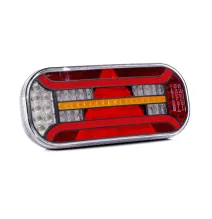 Lampa tylna - FT-610 P LED DI - Lampa tylna uniwers., z trójkątem odblaskowym, 12-36V | PRAWA