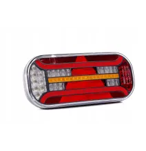 Lampa tylna - FT-610 P LED DI - Lampa tylna uniwers., z trójkątem odblaskowym, 12-36V | PRAWA