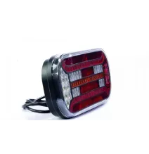 Lampa tylna - FT-610 P LED DI - Lampa tylna uniwers., z trójkątem odblaskowym, 12-36V | PRAWA