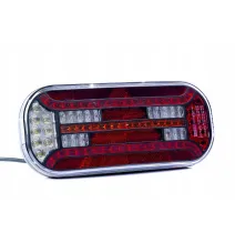 Lampa tylna - FT-610 P LED DI - Lampa tylna uniwers., z trójkątem odblaskowym, 12-36V | PRAWA