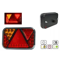 Lampa tylna - FT-270 L TB LED PM BAJONET - 5 PIN - lampa z oświetleniem tablicy | LEWA