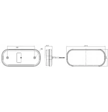 Lampa tylna - FT-230 NT PM LED - lampa zespolona bez oświetlenia tablicy