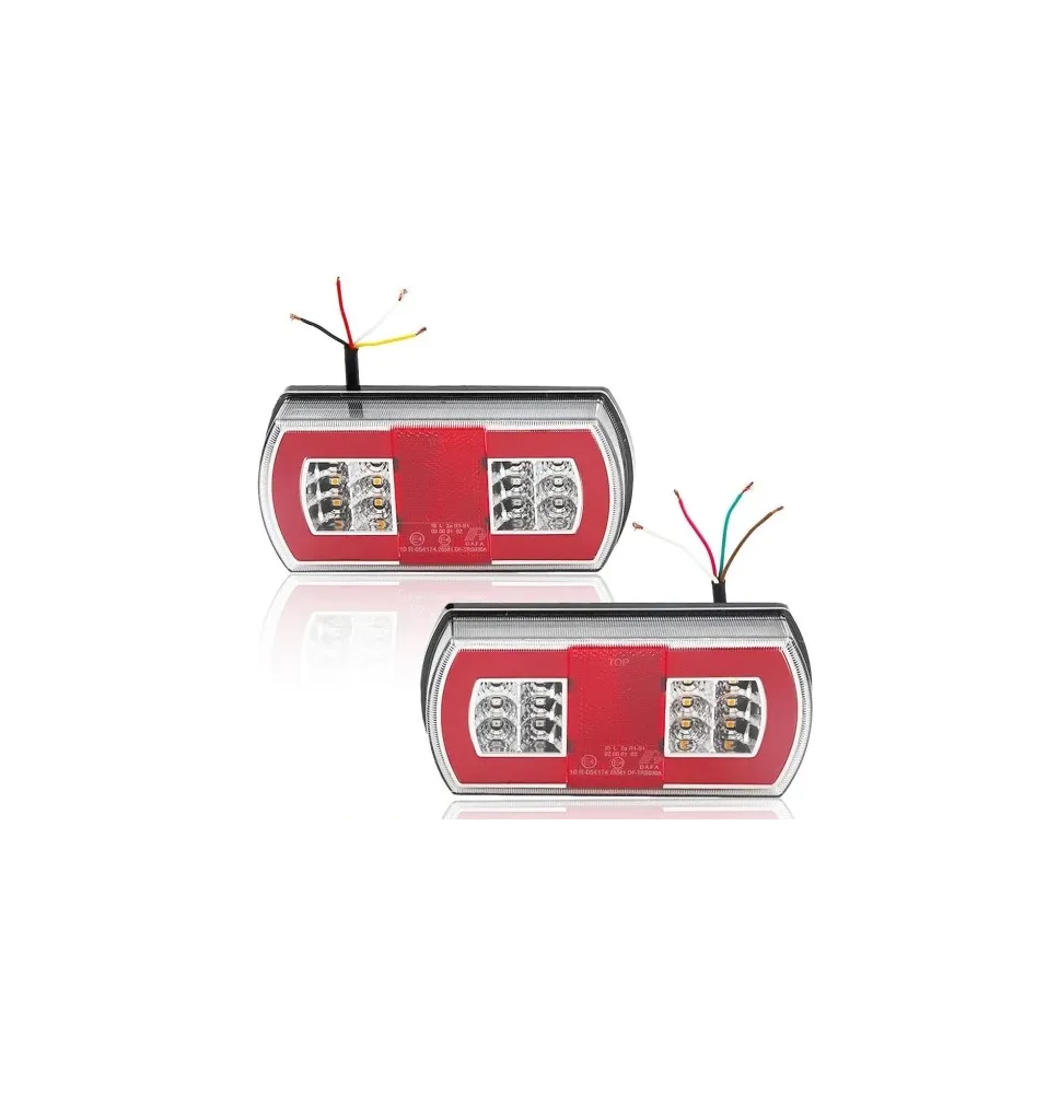 [ZESTAW] - 2 x Lampa tylna LED (L1842 + L1843)