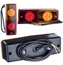 Lampa tylna - FT-007 LED - Lampa tylna rolnicza prostokątna led - MAŁY ROLNIK