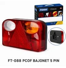 Lampa tylna - FT-088 PCOF BAJONET - 5 PIN - Lampa tylna zespolona prostokątna | PRAWA