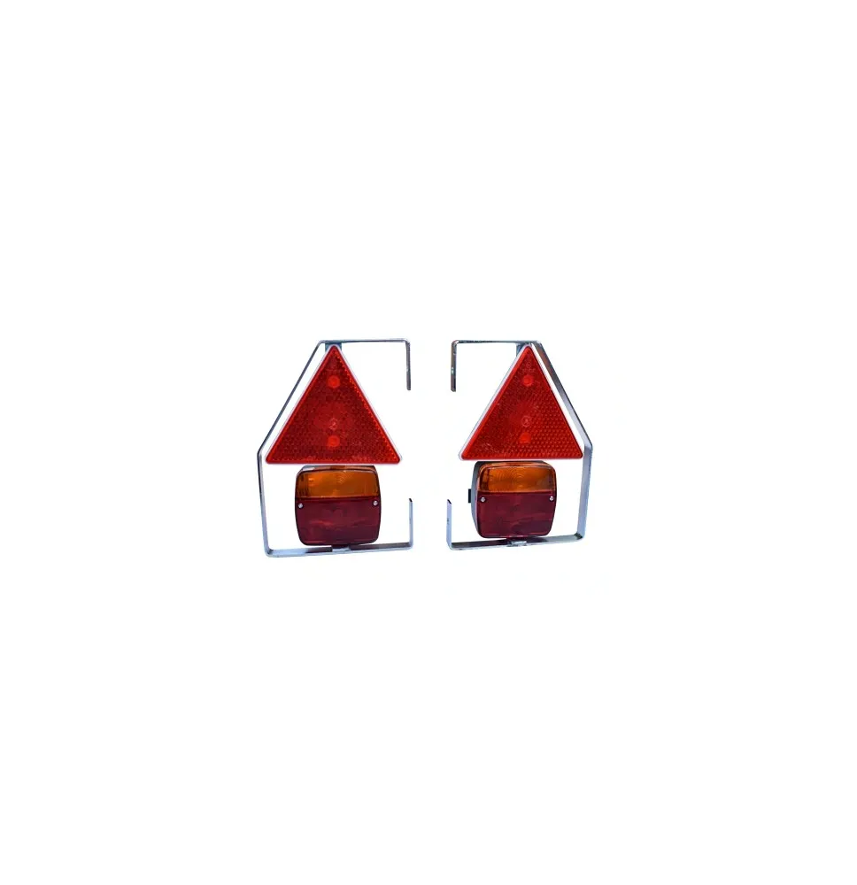 [ZESTAW] - 2 x Lampa zespolona (LZT 285) + trójkąt z ramkami HORPOL