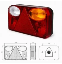 Lampa tylna - FT-088 PCOF BAJONET - 5 PIN - Lampa tylna zespolona prostokątna | PRAWA