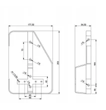 [ZESTAW] - 2 x Lampa zespolona (LZT 285) + trójkąt z ramkami HORPOL