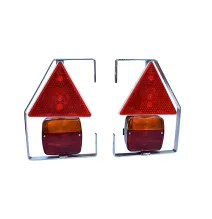 [ZESTAW] - 2 x Lampa zespolona (LZT 285) + trójkąt z ramkami HORPOL