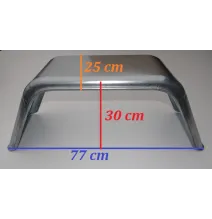 Błotnik pojedynczy - metalowy 14" | GŁADKI