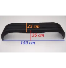 Błotnik tandem - plastikowy Domar 14" | 240/1500/350