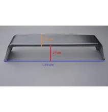 Błotnik tandem - metalowy 13" | Płaski (Rydwan)