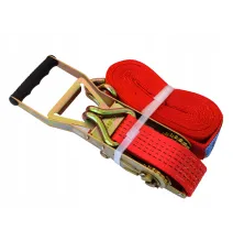 Pas transportowy - czerwony ERGO 5T | 8m/50mm