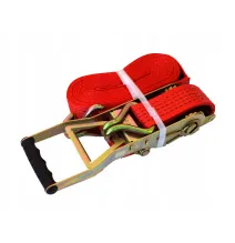Pas transportowy - czerwony ERGO 5T | 8m/50mm