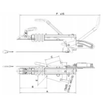 Urządzenie najazdowe - KNOTT - KF27 dyszel V do 2700kg