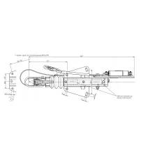 Urządzenie najazdowe - KNOTT - KF13 dyszel V do 1300kg / 1350kg