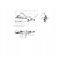 Urządzenie najazdowe - KNOTT - KF13 dyszel V do 1300kg / 1350kg