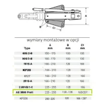 Urządzenie najazdowe - AL-KO - 351S dyszel V do 3500kg (nowy typ)