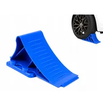 Klin - pod koło PREMIUM | z uchwytem mocującym | NIEBIESKI