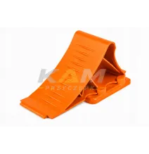 Klin - pod koło PREMIUM | z uchwytem mocującym | POMARAŃCZOWY