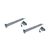 [ZESTAW] - 2 x Podpora 600mm FI48mm + Obejma [KAM-PRZYCZEPKI]