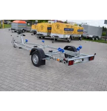 [ZESTAW] - Rolka boczna GUMOWA x4 + mocowanie | NIEBIESKIE