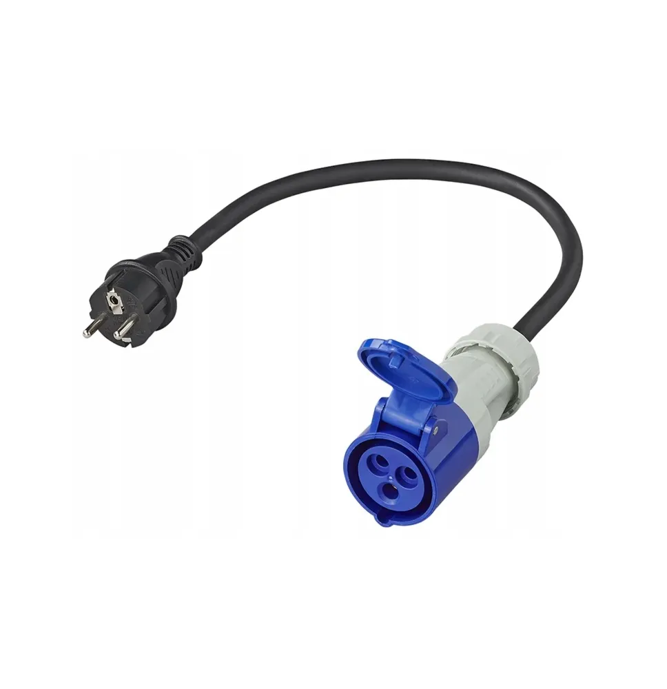 Adapter - kabel 40cm z gniazdem CEE