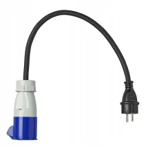 Adapter - kabel 40cm z gniazdem CEE