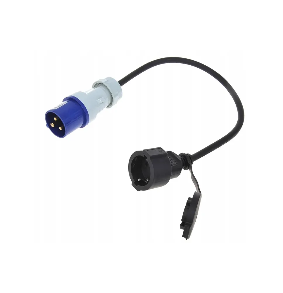 Adapter - kabel 40cm z wtyczką CEE