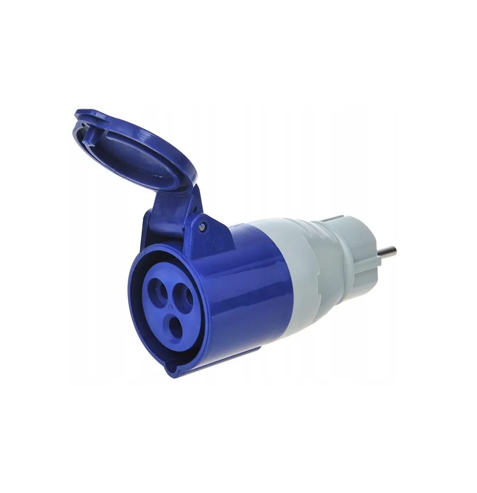Adapter - kempingowy wtyczka 230V / gniazdo CEE