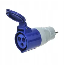 Adapter - kempingowy wtyczka 230V / gniazdo CEE