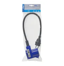 Adapter - kabel 40cm z gniazdem CEE / 230V | KĄTOWY