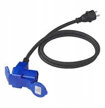 Adapter - kabel 150cm z gniazdem CEE / 230V | KĄTOWY