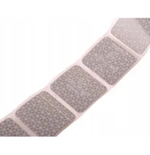Taśma odblaskowa - dzielona BIAŁA - 1m (19 segmentów)