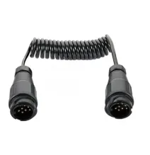 Przewód spiralny - wtyczka/wtyczka | 13pin 12V 3m (GMP)