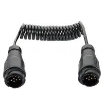 Przewód spiralny - wtyczka/wtyczka | 13pin 12V 3m (GMP)