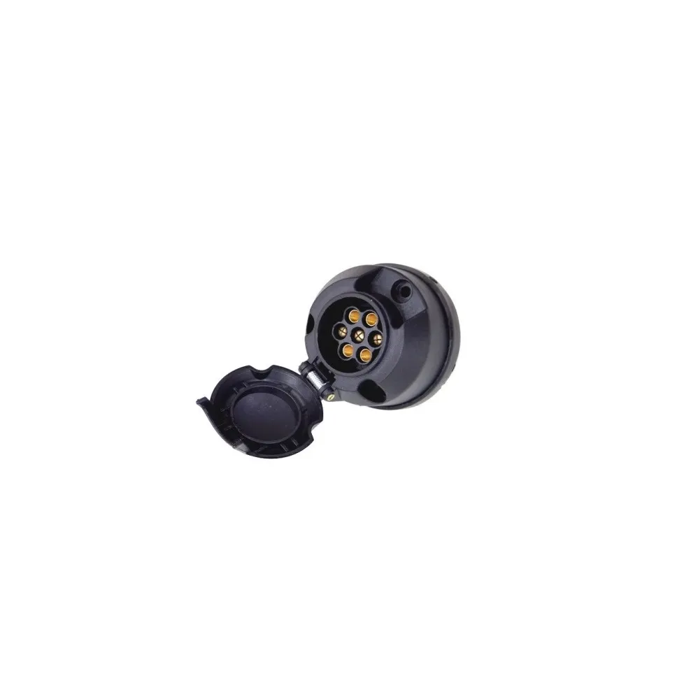 [ZESTAW] - Gniazdo 7 PIN plastikowe + GUMA
