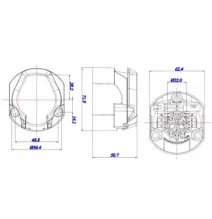 [ZESTAW] - Gniazdo 13 PIN plastikowe + GUMA