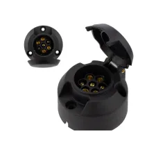 [ZESTAW] - Gniazdo 7 PIN plastikowe + GUMA