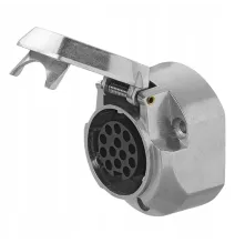 [ZESTAW] - Gniazdo 13 PIN metalowe + GUMA + Śrubki