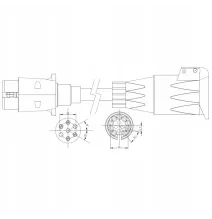 Adapter - z przewodem | 13/7 (E1221)
