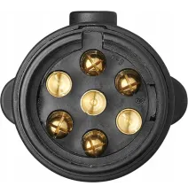 Wtyczka przyczepy - 7 pin - Z MAGNESEM [plastikowa]
