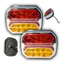 Lampy tylne [KOMPLET] - TB-97-KPL [LEWA + PRAWA] - tylna zespolona z oś. tablicy LED