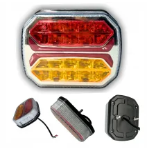 Lampy tylne [KOMPLET] - TB-97-KPL [LEWA + PRAWA] - tylna zespolona z oś. tablicy LED
