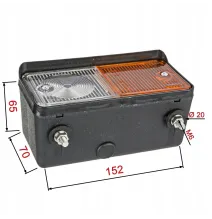 [ZESTAW] - Komplet lamp PRZEDNICH | C-360 (L+P)