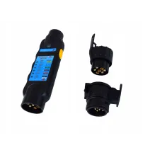[ZESTAW] - Tester gniazda 7 PIN + dwa krótkie adaptery